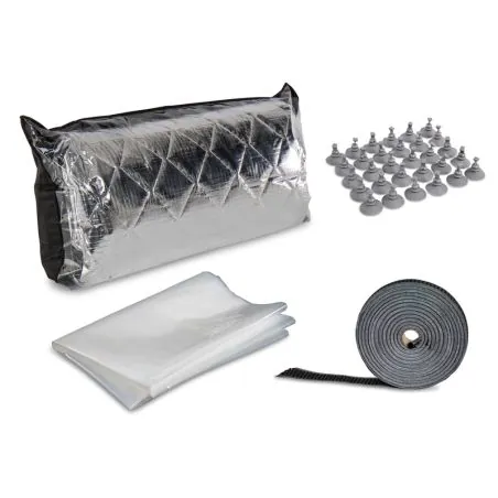 Carbest Thermomatte Do-it-yourself 7-lagig Grau/Silber