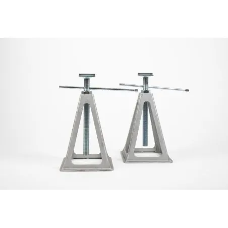 Carbest Hubstützen/Wohnwagenstützbock Aluminium, 2 Stück