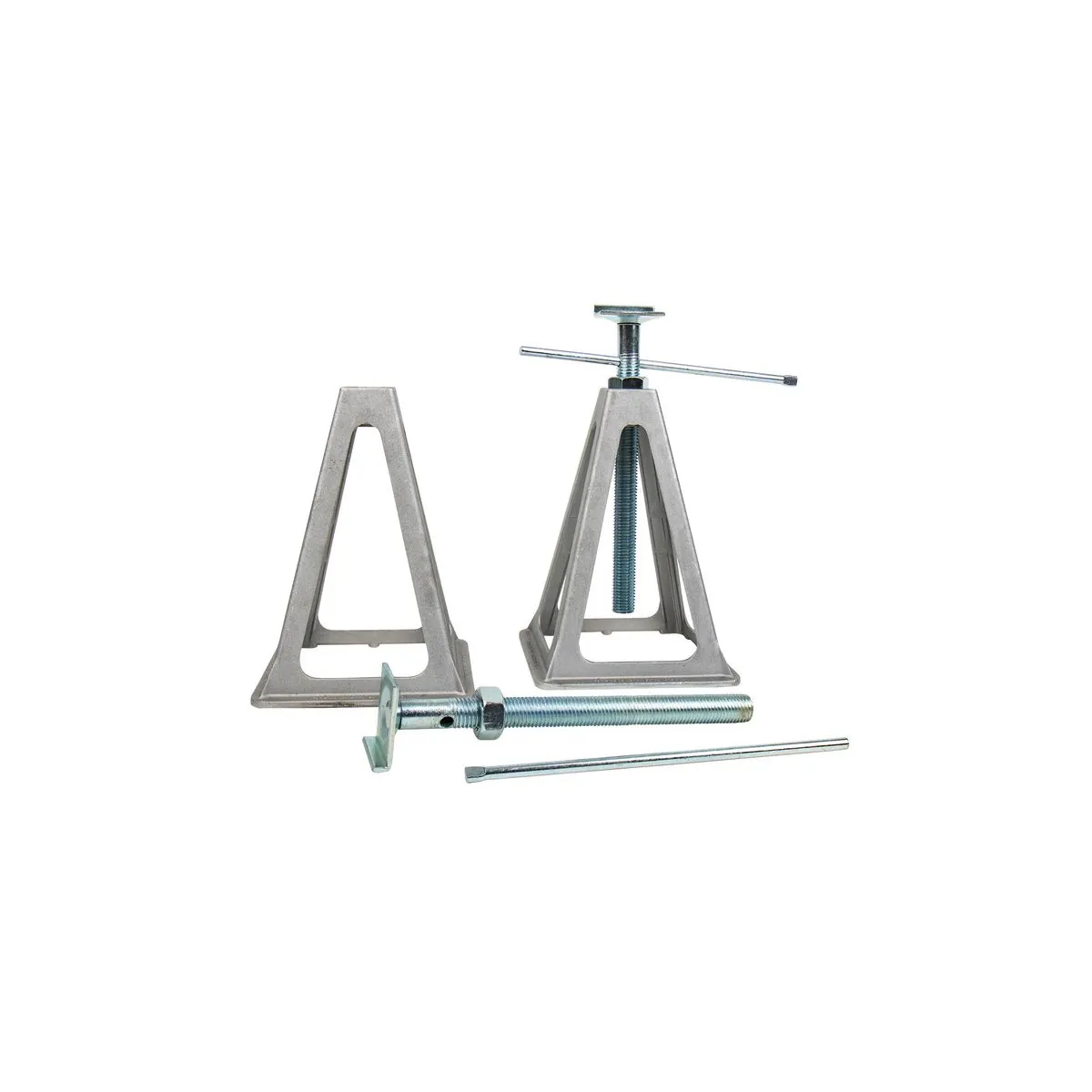 Carbest Hubstützen/Wohnwagenstützbock Aluminium, 2 Stück