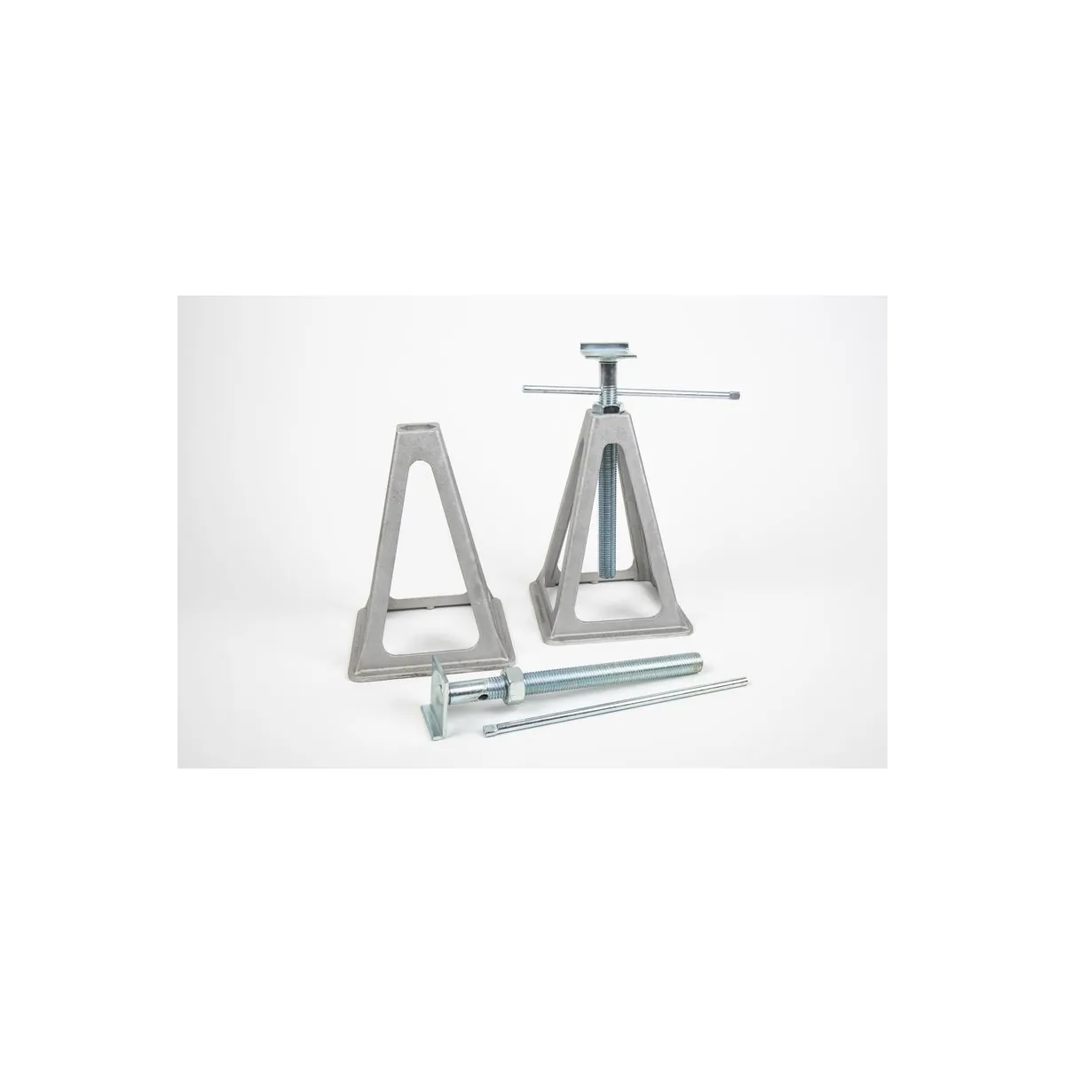 Carbest Hubstützen/Wohnwagenstützbock Aluminium, 2 Stück