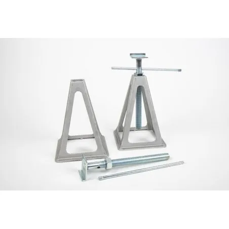 Carbest Hubstützen/Wohnwagenstützbock Aluminium, 2 Stück