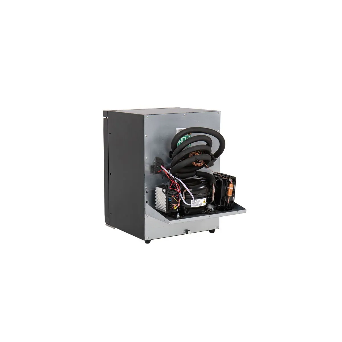 Kompressor-Einbaukühlschrank LR40L mit versetzbarer Kompressoreinheit - 35,8 l