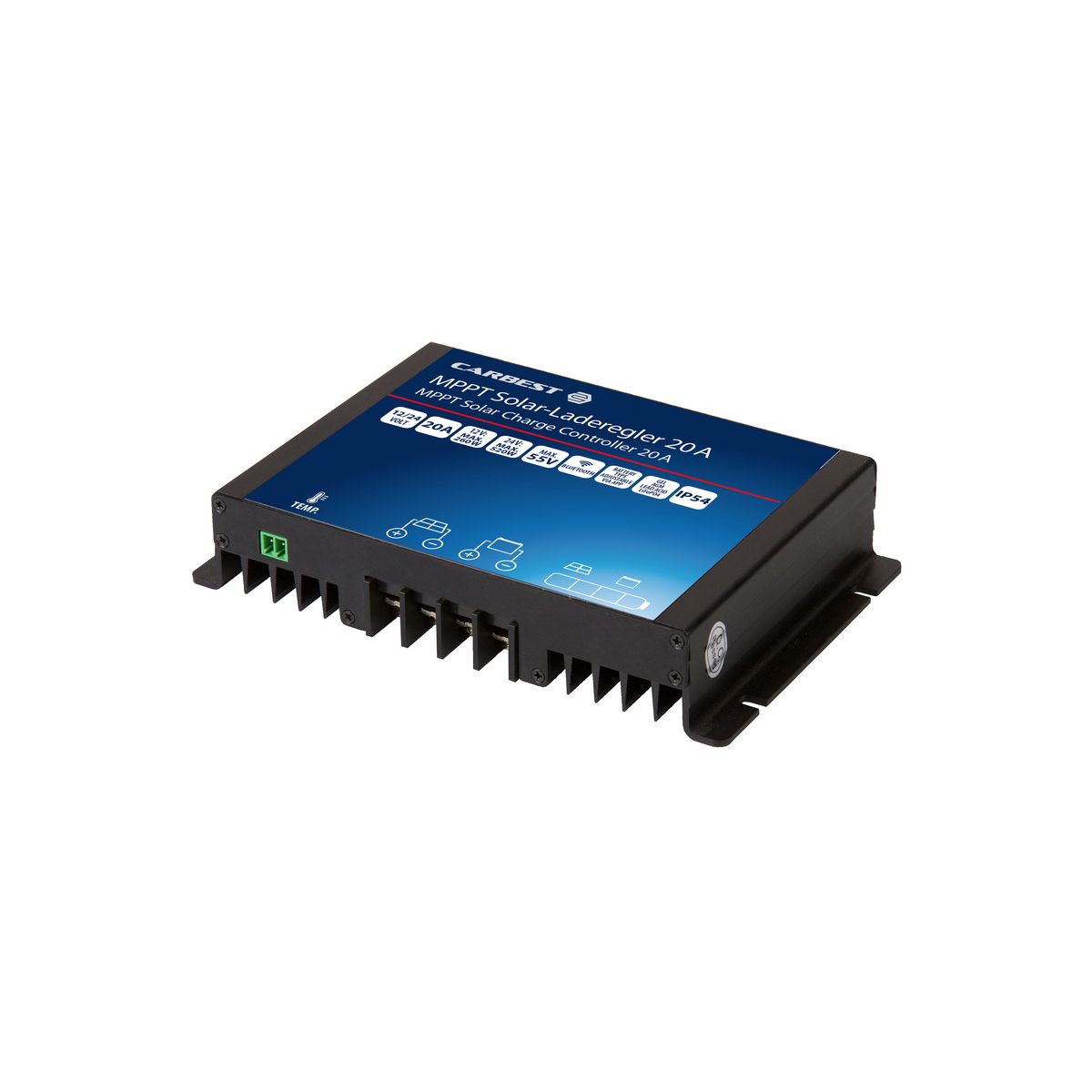 MPPT-Solarladeregler 12/24V - Solarmodul 260 W - 20 A