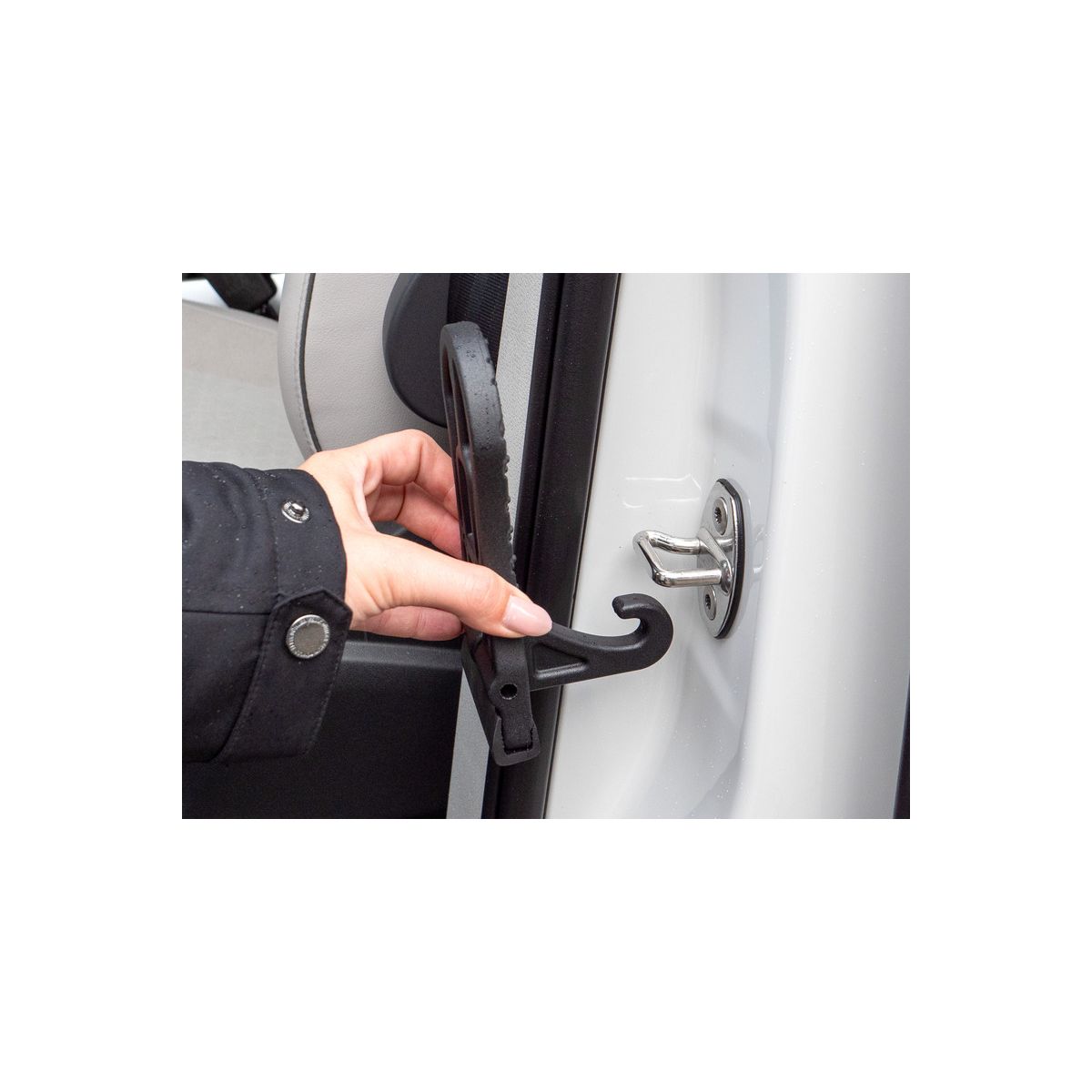 Autotür-Trittstufe mit Klapphaken für Dachzelte Wallaby 2 & Victoria