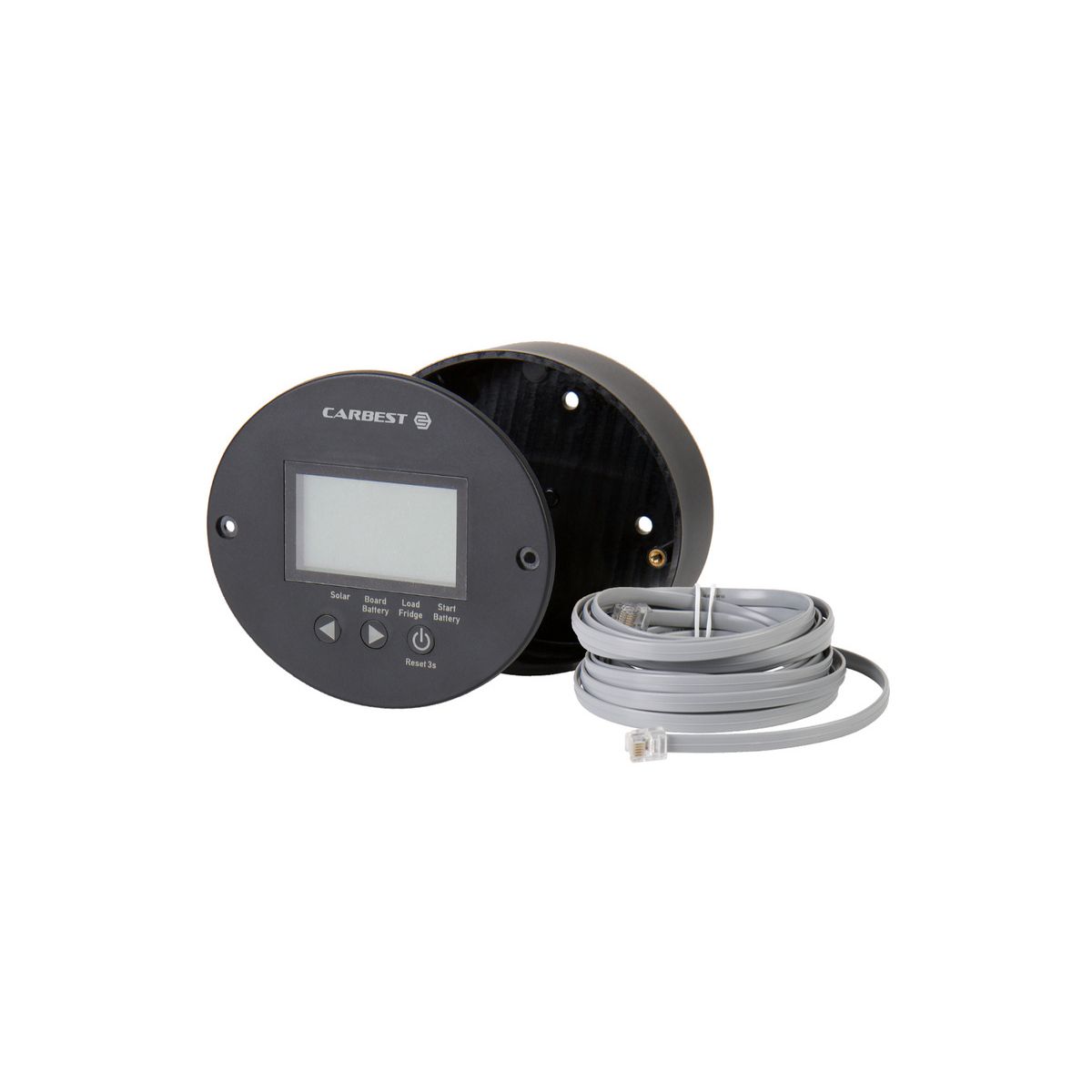 Separater Solar-Monitor oval