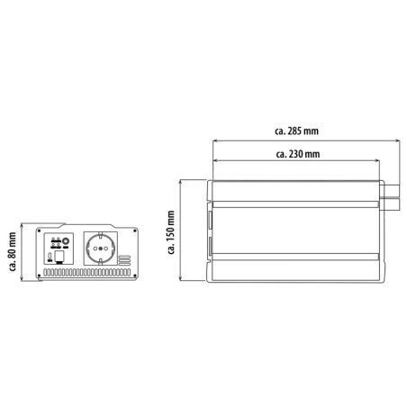 PowerWave Inverter 500 W– Sinus-Wechselrichter mit Netzvorrangschaltung der neuesten Generation
