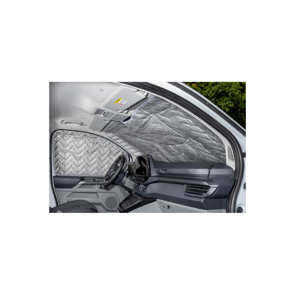 Thermomatte Isoflex Fahrerhaus für Ford Tourneo Custom ab 2023 - 3-teilig