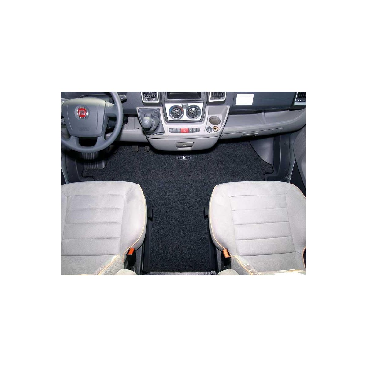 Fahrerhausteppich für Ford Transit ab Baujahr 04/2006 - Mit Handbremse in der Mitte