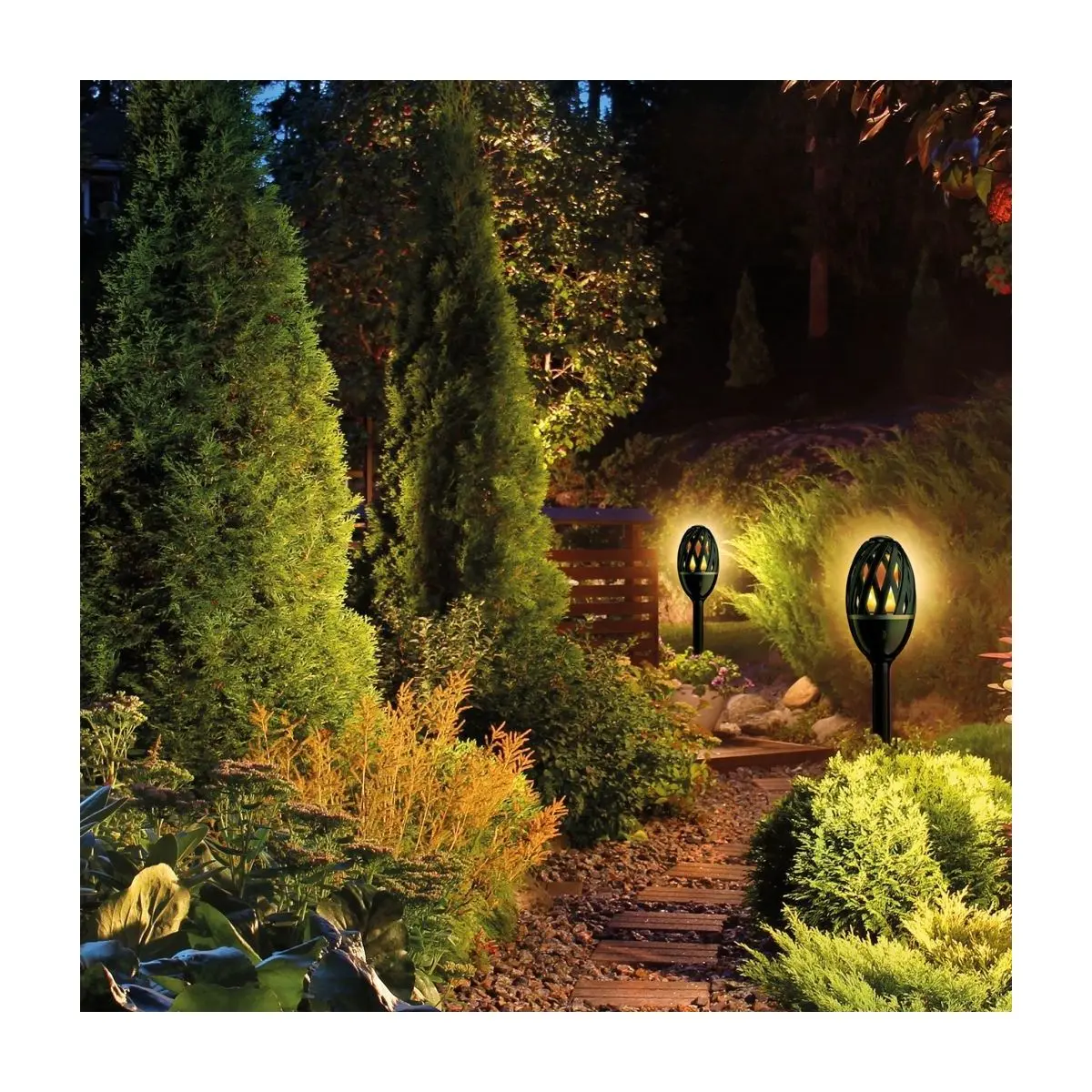 Lanterna LED cu efect de flacara LED