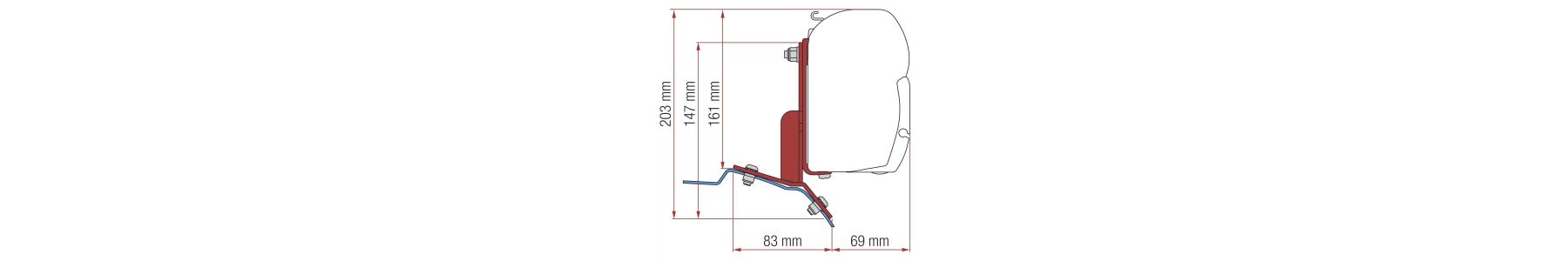 Napellenző adapter