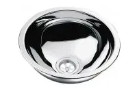Waschbecken Edelstahl und Glas